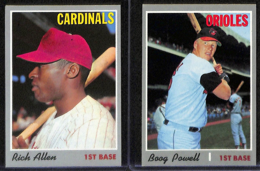 Lot of (1800+) Assorted 1970 Topps Baseball Cards w. Ted Williams