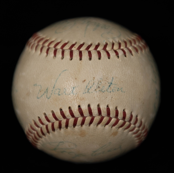 1957 Brooklyn Dodgers Team-Signed Baseball - 15 Signatures w. Roy Campanella - Full Beckett Letter of Authenticity