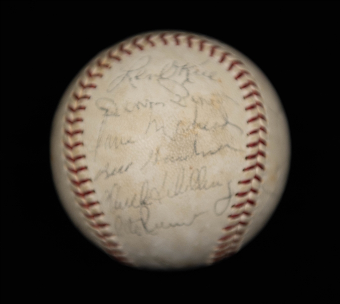 1965 Boston Red Sox Team-Signed Baseball - 26 Signatures w. HOFers Carl Yastrzemski & Billy Herman - Full JSA Letter of Authenticity