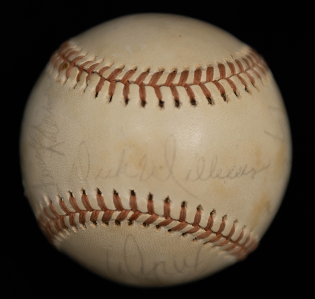 1974  American League All Star Team-Signed Baseball - 14 Signatures w. Yogi Berra & Reggie Jackson - Full Beckett Letter of Authenticity