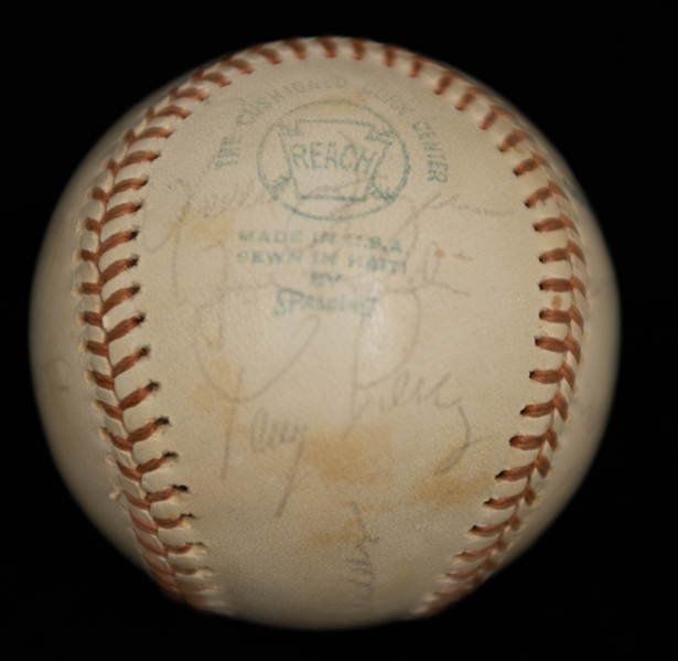 1974  American League All Star Team-Signed Baseball - 14 Signatures w. Yogi Berra & Reggie Jackson - Full Beckett Letter of Authenticity