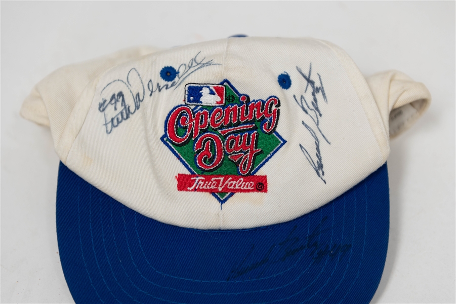 Lot of (8) Signed Baseball Memorabilia w. Rickey Henderson, Mike Piazza, Al Leiter, Rick Reed, Turk Wendell, +(JSA Auction Letter)