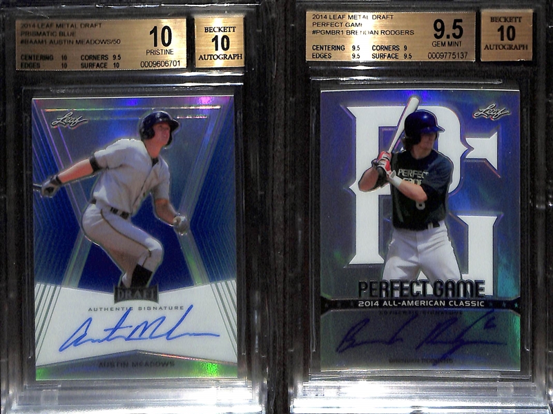 Lot of (51) Autographed Baseball Rookie Cards w. Billy Wagner, Noah Syndergaard, Jonathan Gray