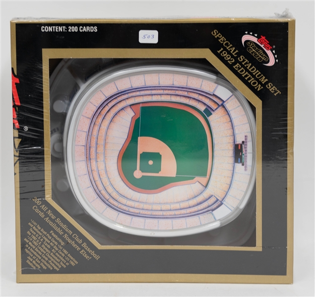  1992 Sealed Topps Stadium Club Special Stadium Set w. Derek Jeter Rookie in Yankees Uniform