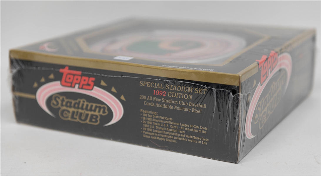  1992 Sealed Topps Stadium Club Special Stadium Set w. Derek Jeter Rookie in Yankees Uniform