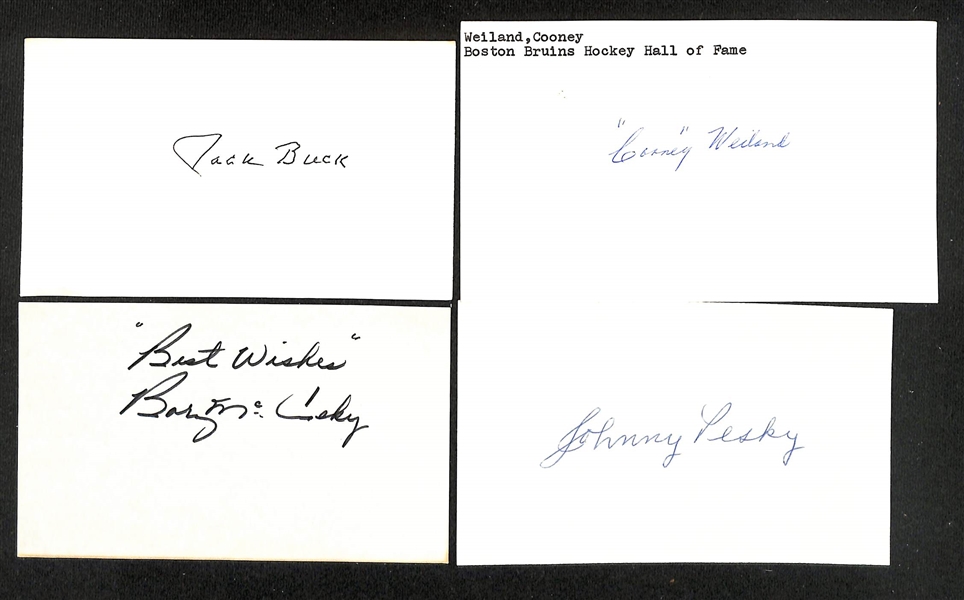 Lot of (200+) Signed Various Sports Index/Photo Cards w. Tony Gwynn (very early signature), Johnny Blanchard, Roland Massimino, Greg Olson, + (JSA Auction Letter)