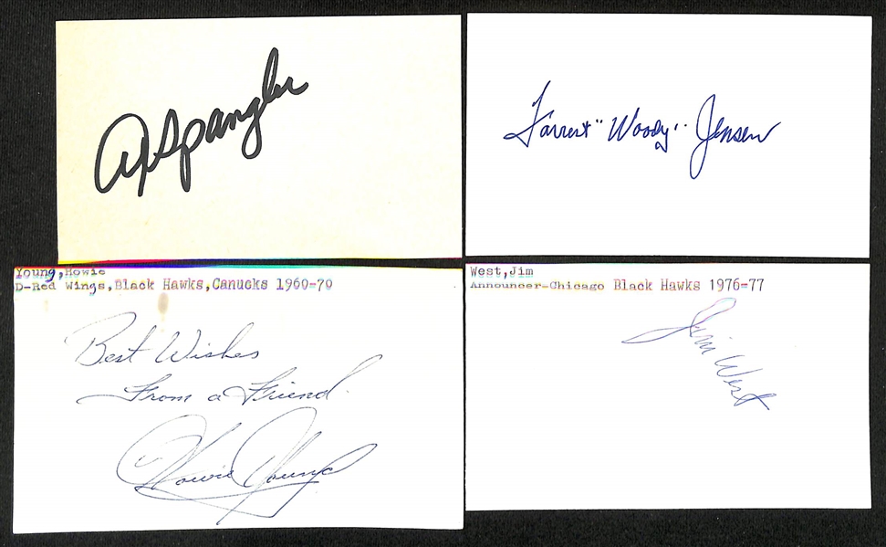 Lot of (225+) Signed Various Sports Index/Photo Cards w. Rip Sewell, Hal Schumacher,  Jack Buck, + (JSA Auction Letter)
