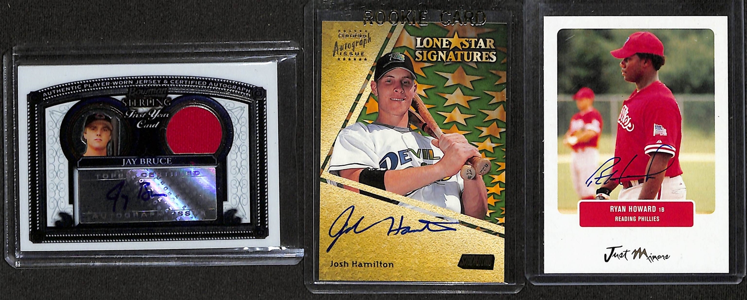 Lot of (21) Baseball Autograph Cards inc. 2014 Topps Archives Paul Goldschmidt, 2005 Sweet Spot Classics Harmon Killebrew (#/25), 2007 UD Masterpieces Tim Lincecum, +