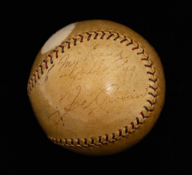 Joe Cronin Single-Signed Reach Official American League Baseball - Full JSA Letter of Authenticity