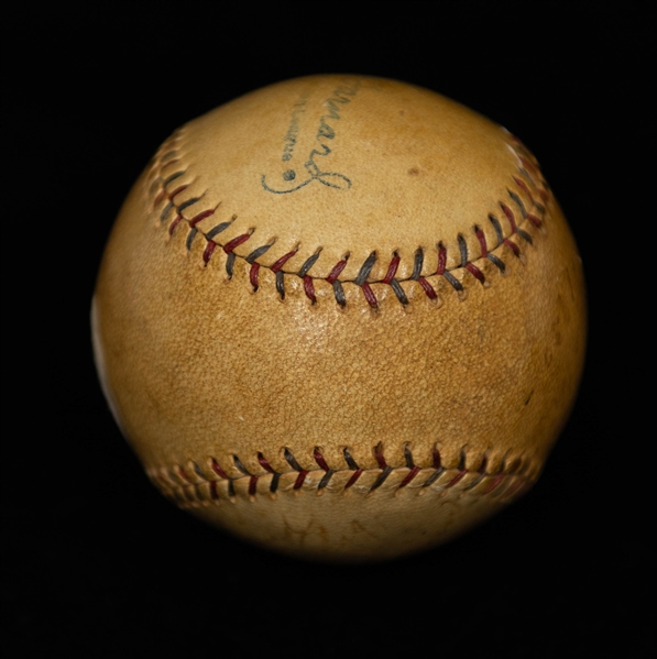 Joe Cronin Single-Signed Reach Official American League Baseball - Full JSA Letter of Authenticity