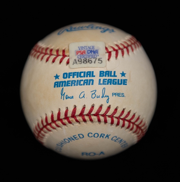 Tony Kubek Single-Signed & Inscribed Rawlings Official National League Baseball - Full PSA/DNA Letter of Authenticity