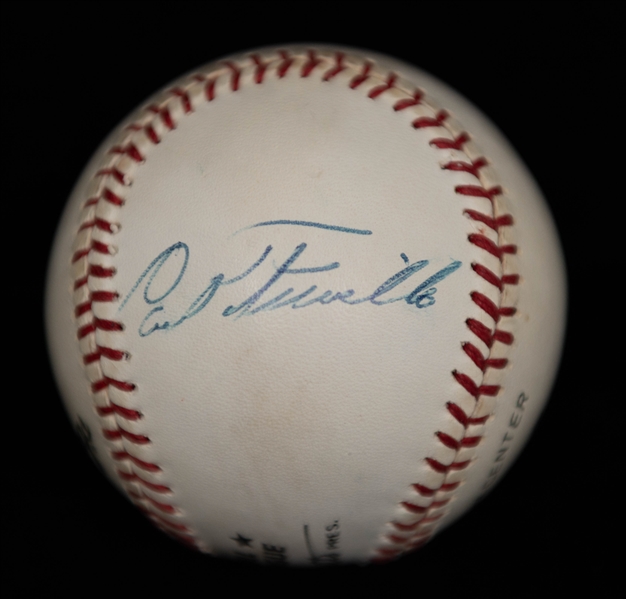 Carl Furillo Single-Signed Rawlings Official National League Baseball - Full JSA Letter of Authenticity