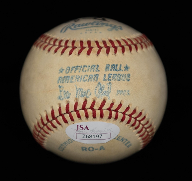 Lefty Gomez Single-Signed Rawlings Official American League Baseball - Full JSA Letter of Authenticity