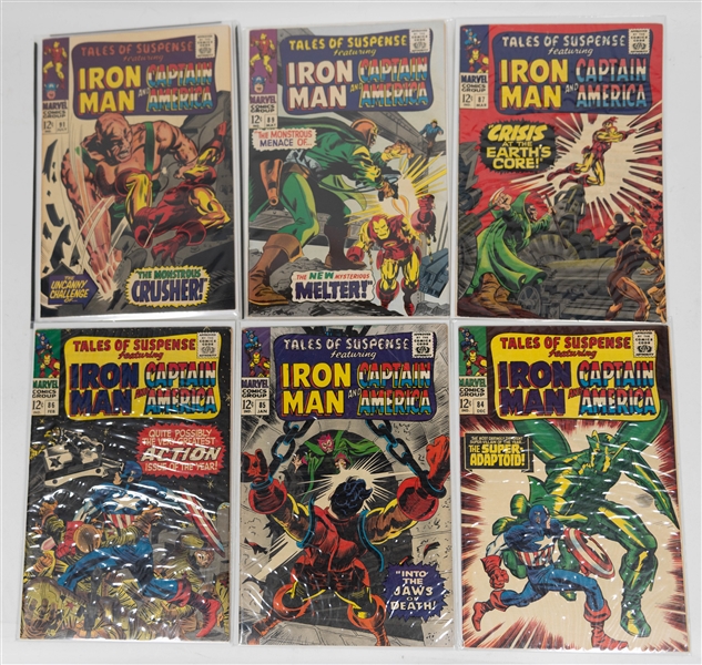 Lot of (13) Marvel Tales of Suspense Iron Man & Captain America Comic Books w. Tales of Suspense #78 CGC 8.5
