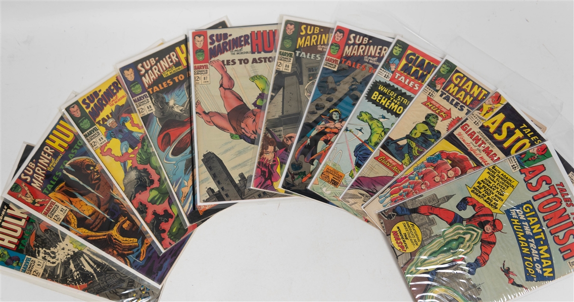 Lot of (100+) Comic Books w. Thor, Captain America, Tales of Astonish