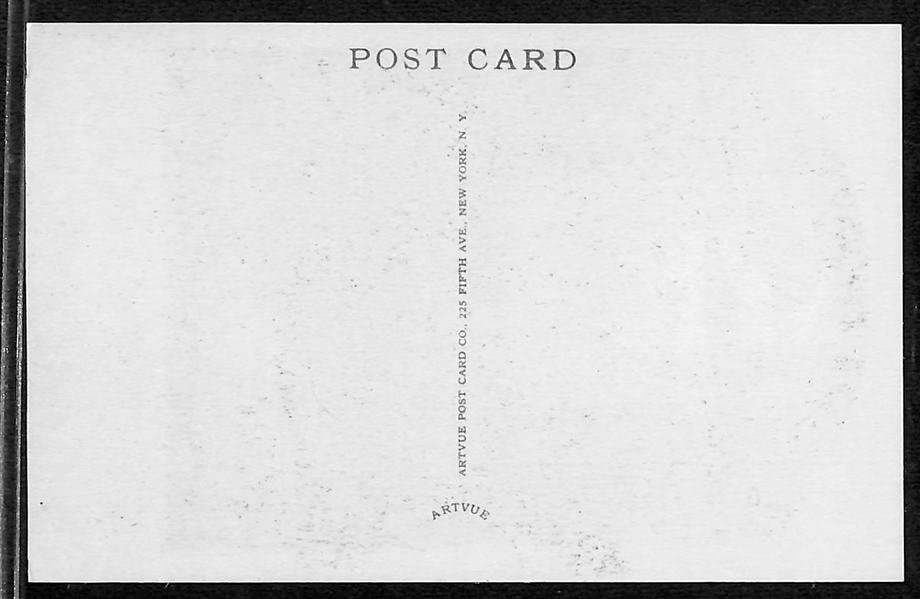 Wahoo Sam Crawford Signed Black & White Artvue Hall of Fame Postcard - JSA Auction Letter