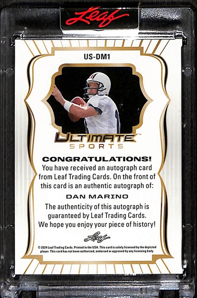 2024 Leaf Ultimate Sports Dan Marino Autograph (#/6)