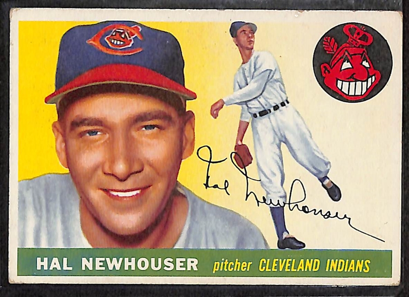 (4) 1961 Fleer Basketball Cards, (9) 1960-61 Topps Hockey Cards, & (9) 1955 Topps Baseball Cards, w. 1955 Topps Hal Newhouser