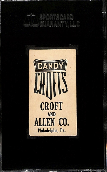 1909 Croft's Candy Joe Tinker E92 SGC Authentic