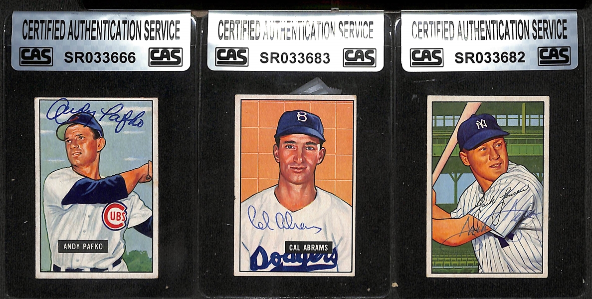 Lot of (11) 1951-2018 Autographed Football Cards w. 1985 Topps Charlie Joiner +(JSA Auction Letter)