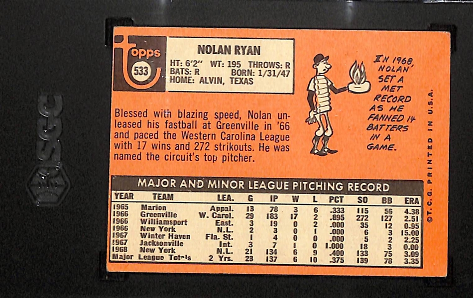 1969 Topps Nolan Ryan #533 Graded SGC 4 (Second Year Card)