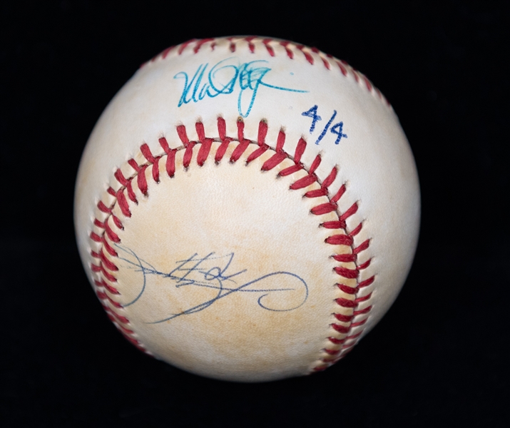 Mark McGuire & Sammy Sosa Signed Rawlings Official American League Baseball (PSA/DNA)