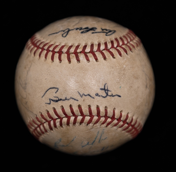 Detroit Tigers Team Signed Rawlings Official American League Baseball w. Al Kaline (HOF) & Mickey Lolich (JSA Auction Letter)