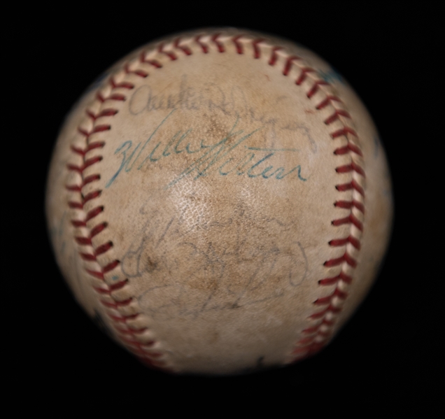 Detroit Tigers Team Signed Rawlings Official American League Baseball w. Al Kaline (HOF) & Mickey Lolich (JSA Auction Letter)