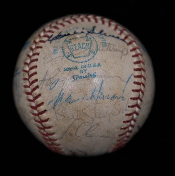 Detroit Tigers Team Signed Rawlings Official American League Baseball w. Al Kaline (HOF) & Mickey Lolich (JSA Auction Letter)