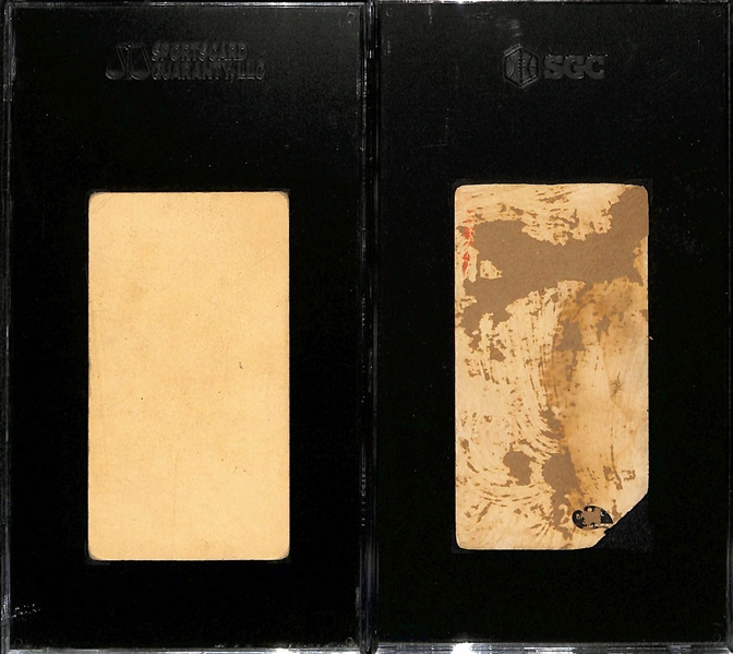 1911 & 1912 ZeeNut PCL Cards - Krueger SGC 3 & Leverenz SGC Auth
