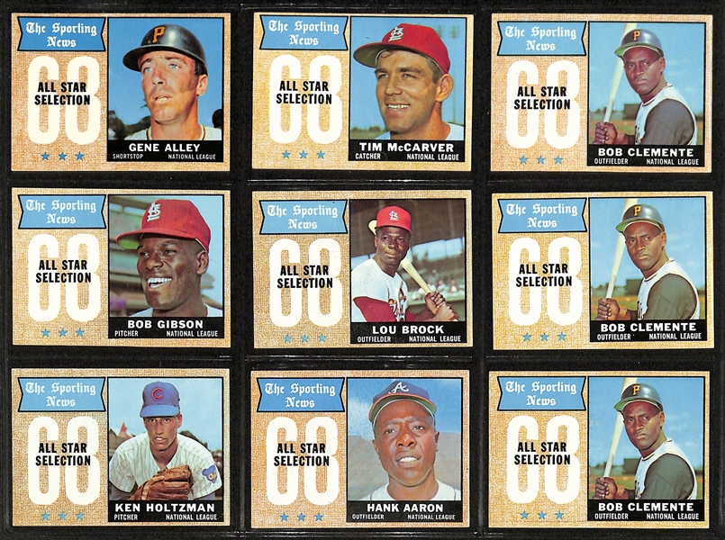 Lot of (100) 1965-1975 Topps Baseball Cards w. 1965 Willie Mays & (2) 1969 Johnny Bench