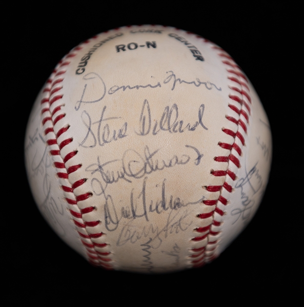 1979 Chicago Cubs Team Signed Baseball w. Bruce Sutter, Dave Kingman, Bill Buckner, +(JSA Auction Letter)