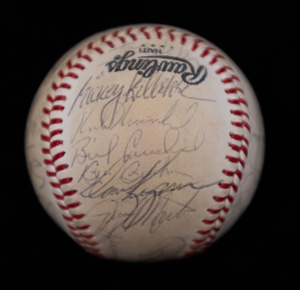 1979 Chicago Cubs Team Signed Baseball w. Bruce Sutter, Dave Kingman, Bill Buckner, +(JSA Auction Letter)