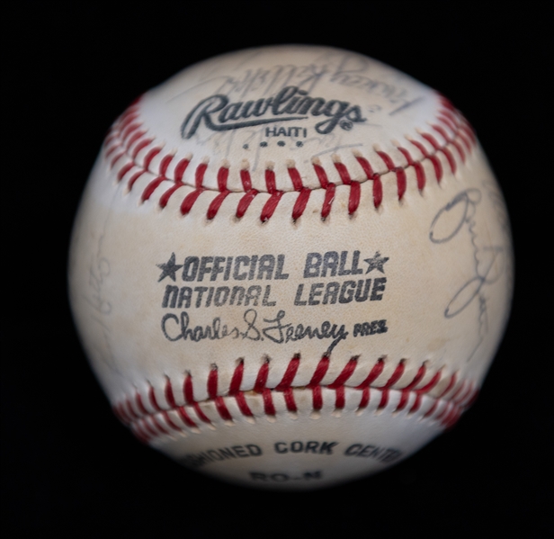 1979 Chicago Cubs Team Signed Baseball w. Bruce Sutter, Dave Kingman, Bill Buckner, +(JSA Auction Letter)