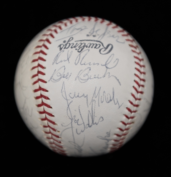 1977 Chicago Cubs Signed Team Baseball w. Bruce Sutter, Mani Trillo, Willie Hernandez, +(JSA Auction Letter)