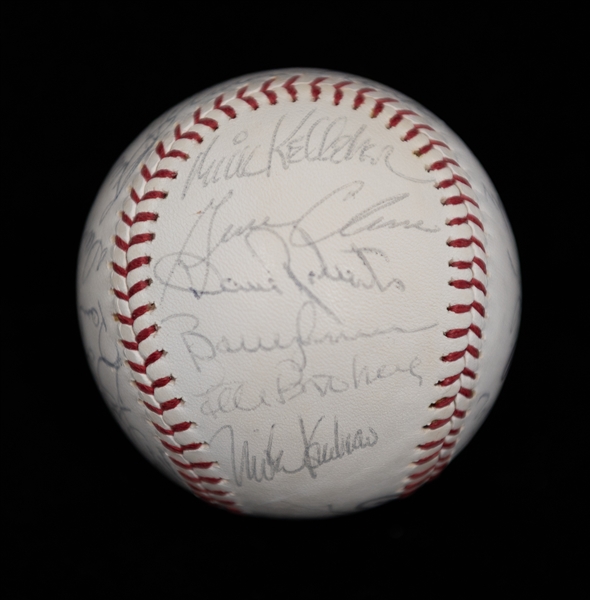 1977 Chicago Cubs Signed Team Baseball w. Bruce Sutter, Mani Trillo, Willie Hernandez, +(JSA Auction Letter)