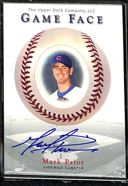 Lot of (4) Autographed Baseball Cards w. Joe Mauer Rookie Autograph Card