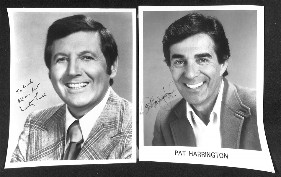 Lot of (25+) Signed Male Entertainer Prints (many personalized) w. Paul Hogan, Mike Farrell, +(JSA Auction Letter)