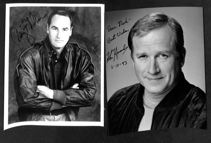 Lot of (20+) Signed Male Entertainer/Political Prints (many personalized) w. Jeff Bridges, George C. Wallace & Craig T. Nelson (JSA Auction Letter)