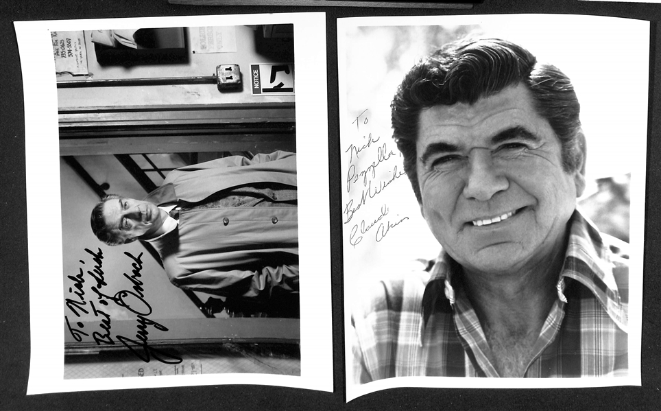 Lot of (20+) Signed Male Entertainer Prints (many personalized) w. John Vernon & Robert Reiner (JSA Auction Letter)