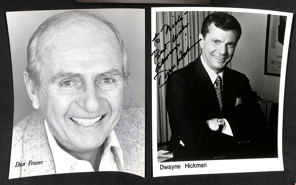 Lot of (20+) Signed Male Entertainer Prints (many personalized) w. John Vernon & Robert Reiner (JSA Auction Letter)