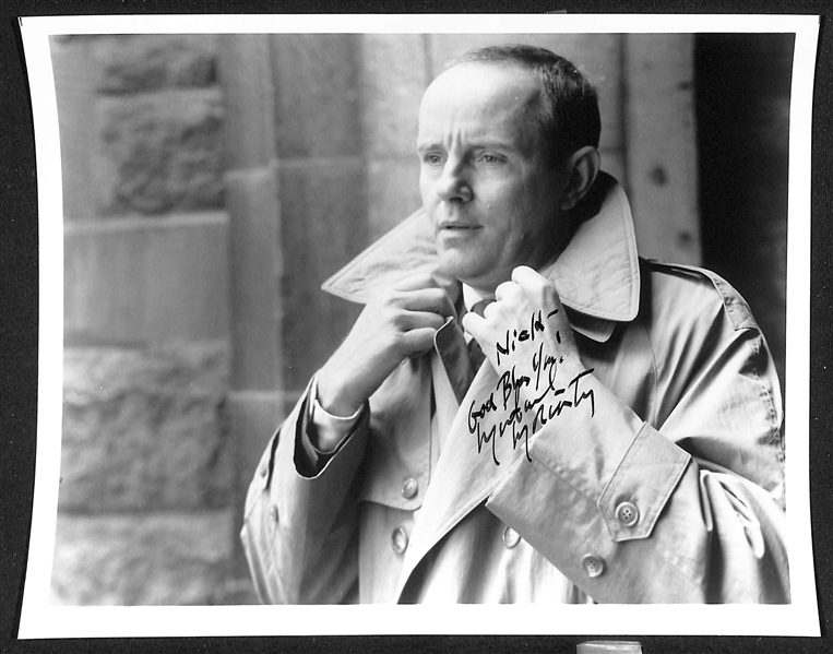 Lot of (30) Signed Male Entertainer Prints (many personalized) w. Armond Assante, George Plimpton & Tony Lo Bianca (JSA Auction Letter). 