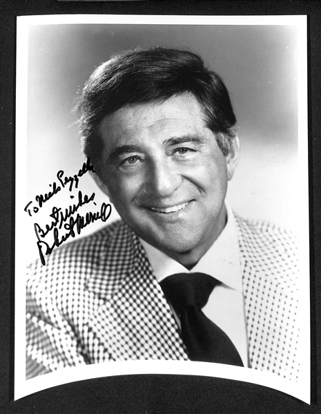 Lot of (18) Signed Male Entertainer Prints (many personalized) w. Ryan O'Neal & Eddie Fisher, +(JSA Auction Letter)