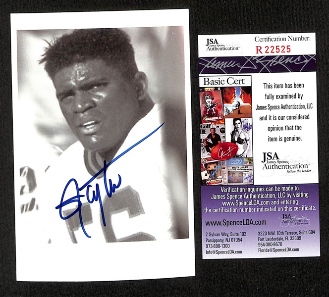 Lot of (11) Certified Autographed Sports Memorabilia w. Howard Cosell (JSA) and Warren Moon (JSA)