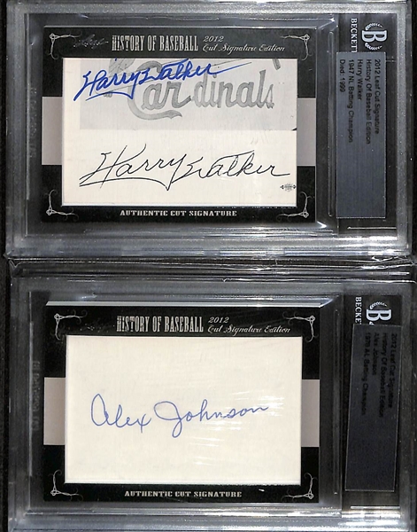 Lot of (11) Certified Autographed Sports Memorabilia w. Howard Cosell (JSA) and Warren Moon (JSA)