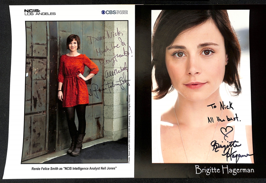 Lot of (52) Signed Female Celebrity Photos (many personalized) w. Mindy Sterling, Shirley Knight, Jo Frost, + JSA Auction Letter)