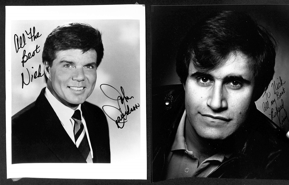 Lot of (45+) Signed Male Celebrity Photos (many personalized) w. Jamie Farr, John Larroquette, + (JSA Auction Letter)