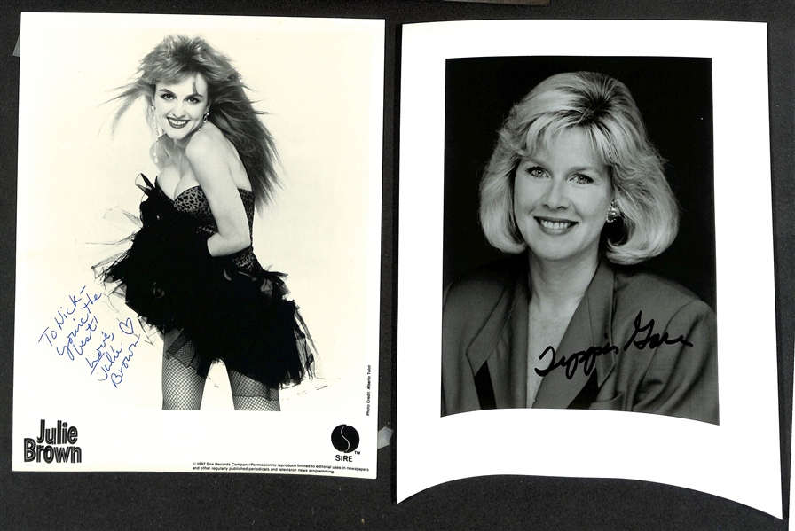 Lot of (60+) Signed Female Celebrity Photos (many personalized) w. Kathie Lee Gifford, Susan Serandon, +(JSA Auction Letter)