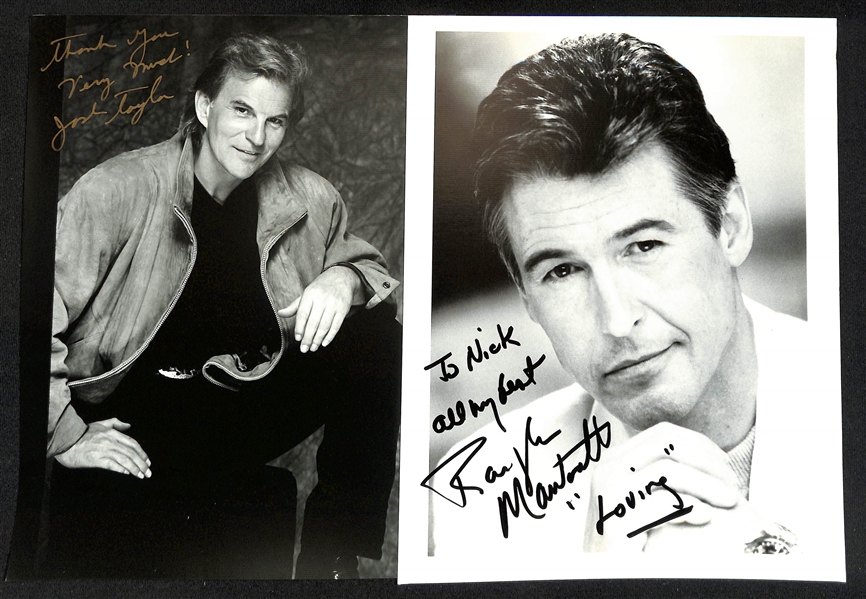 Lot of (70+) Signed Celebrity Photos (many personalized) w. Regis Philbin, Josh Taylor, +(JSA Auction Letter)