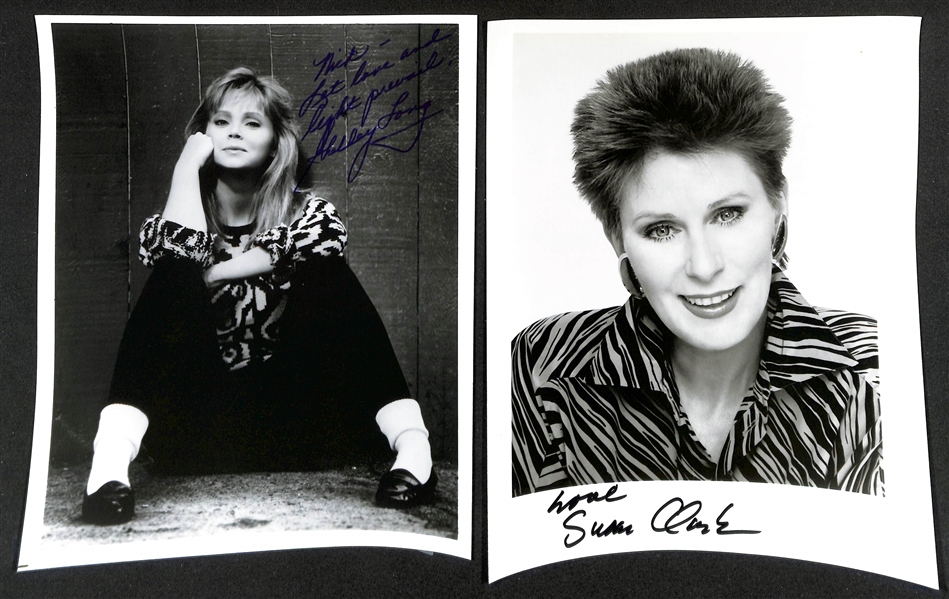 Lot of (35+) Signed Photos (many personalized) w. Geena Davis & Cheryl Tiegs (+JSA Auction Letter)